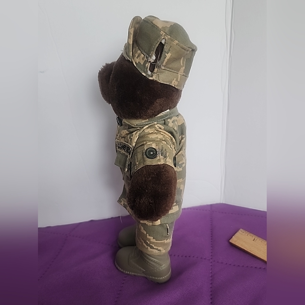 US Air Force 11” Bear Forces of America Plush Bear Camo - Picture 4 of 7